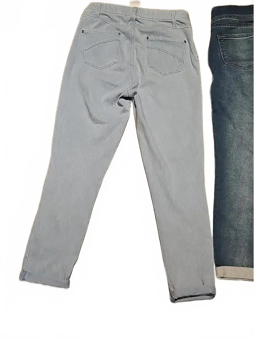 Bundle Of 2 Pull On Cuffed Capri Pants Size S - Picture 5 of 8